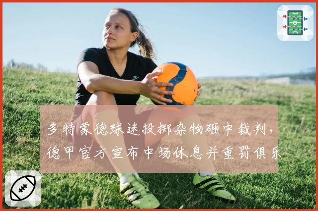 多特蒙德球迷投掷杂物砸中裁判,德甲官方宣布中场休息并重罚俱乐部
