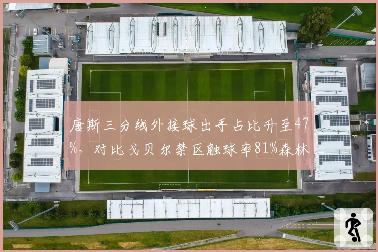 唐斯三分线外接球出手占比升至47%，对比戈贝尔禁区触球率81%森林狼双塔空间完全割裂